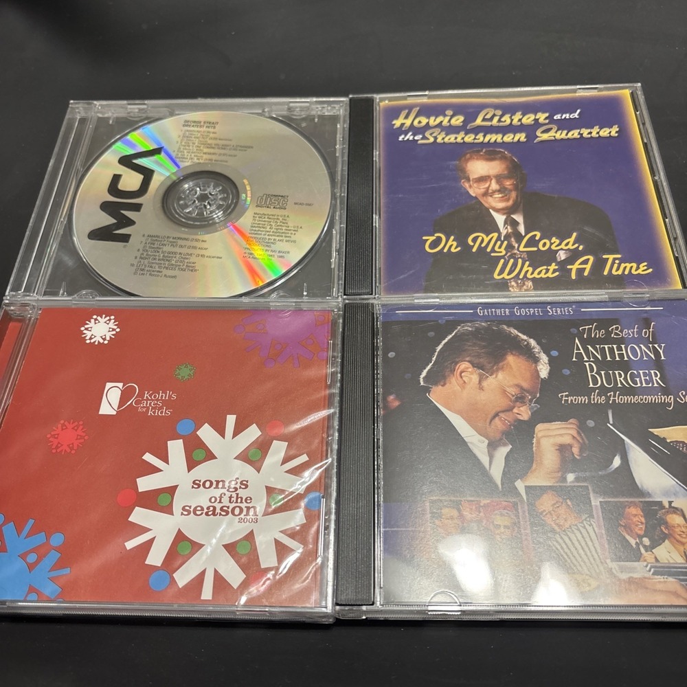 Country Christian Gospel CD Lot George Strait Anthony Burger Hovie Lister 4